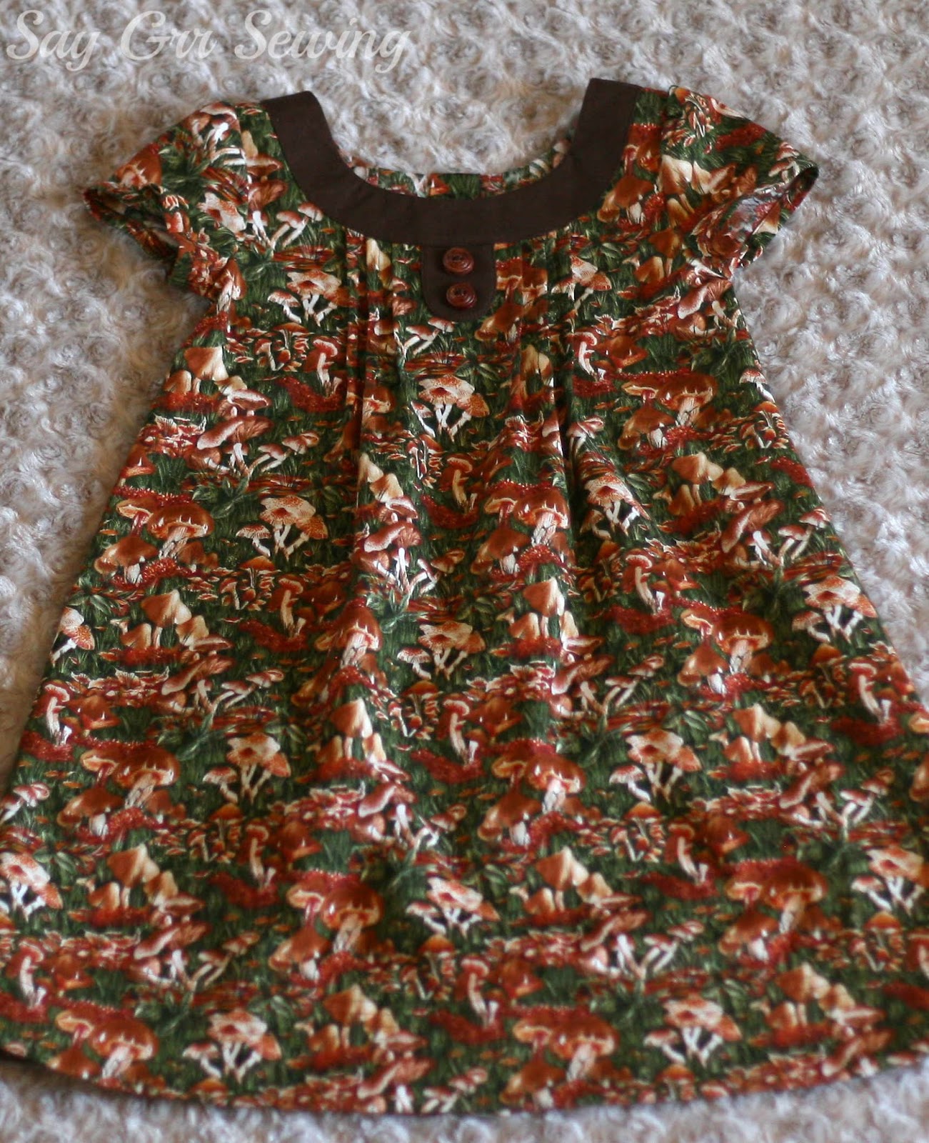 Say Grr Sewing The Mushroom Dress