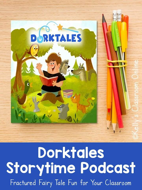 Learn more about the Dorktales Storytime Podcast by Jonathan Cormur.  This is a sponsored post, hosted by Kelly's Classroom Online.