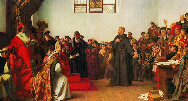 Лютер в Вормсе.18 апреля 1521 г. «На сём я стою…»