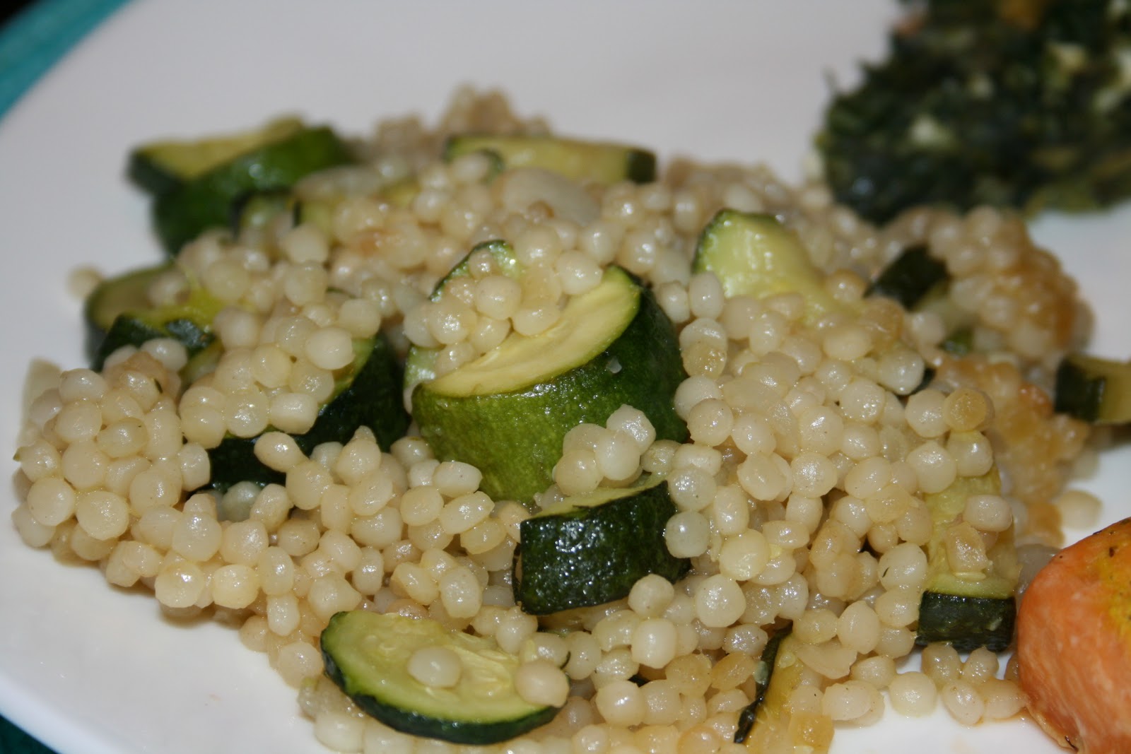 Stiletto Lawyer: Israeli Couscous with Zucchini