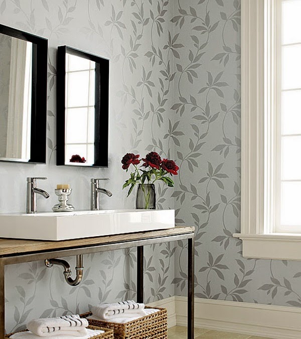 Metallic wallpaper design