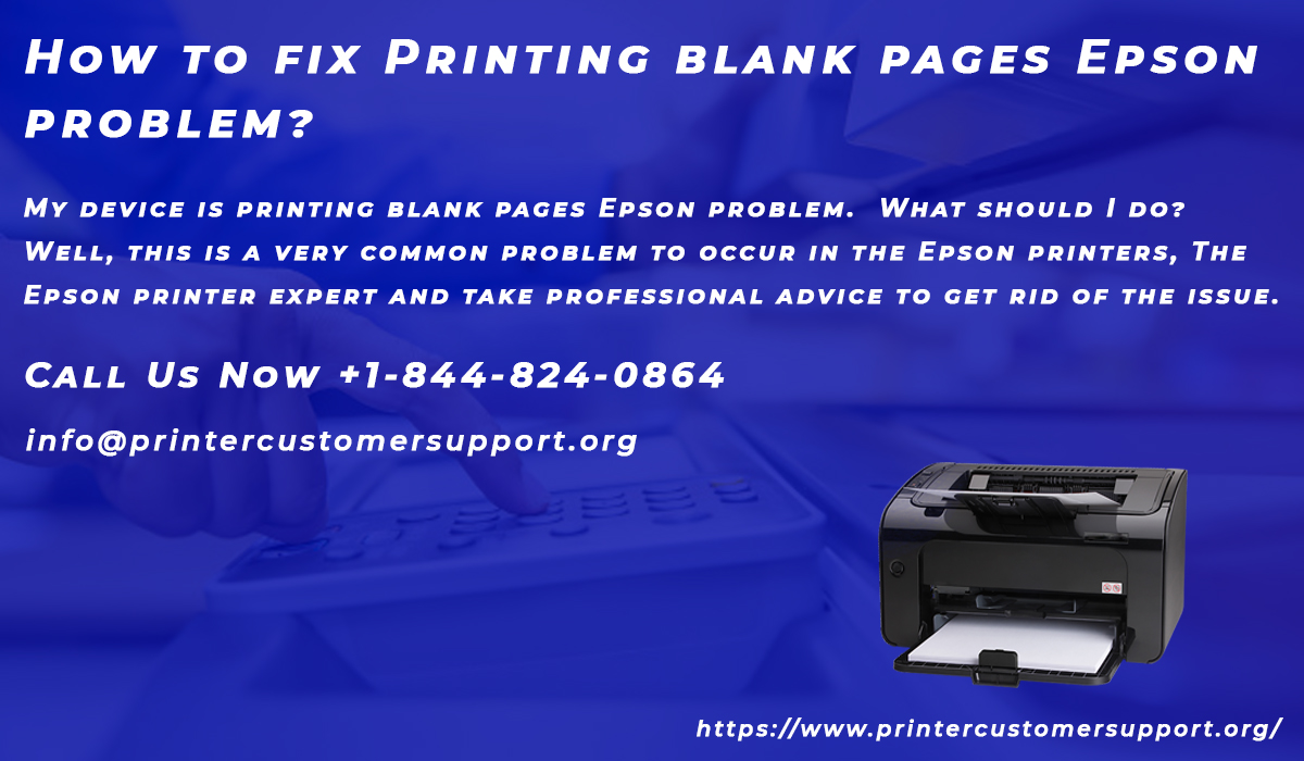 How To Fix Printing Blank Pages Epson Problem?