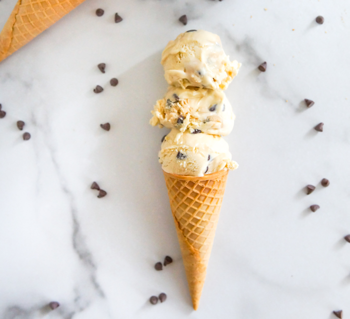 how to make the BEST Chocolate Chip Cookie Dough Ice Cream