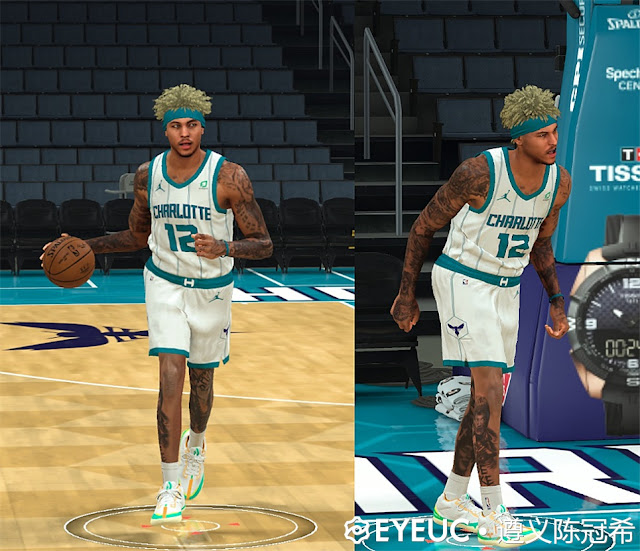 Kelly Oubre Jr. Cyberface by ssnk96,LAL-james & kan1