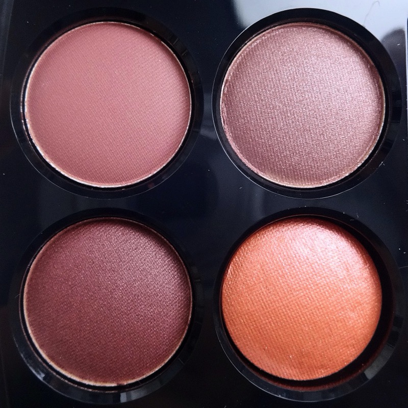 Chanel Les 4 Ombres Warm Memories swatches