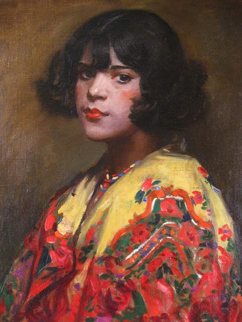 Portrait of woman, Maurice Molarsky, International Art Gallery, Self Portrait, Art Gallery, Portraits of Painters, Fine arts, Self-Portraits, Painter Maurice Molarsky