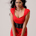 Tamil Actress Meghana Raj Hot Stills In Red Dress