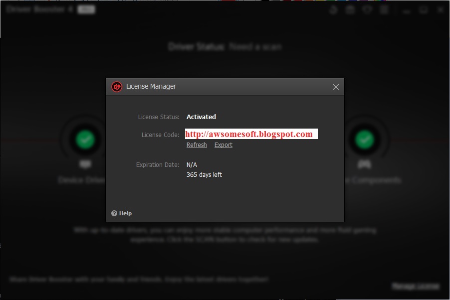 Driver Booster 4.0.4 Pro License Code |Awsome Soft