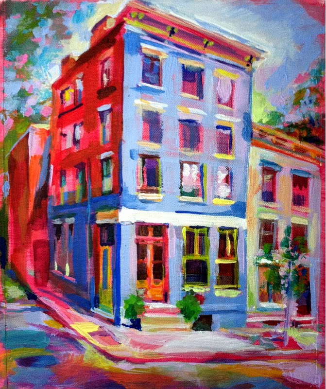 Today�s Painting Progress Pendleton Art Center 22nd