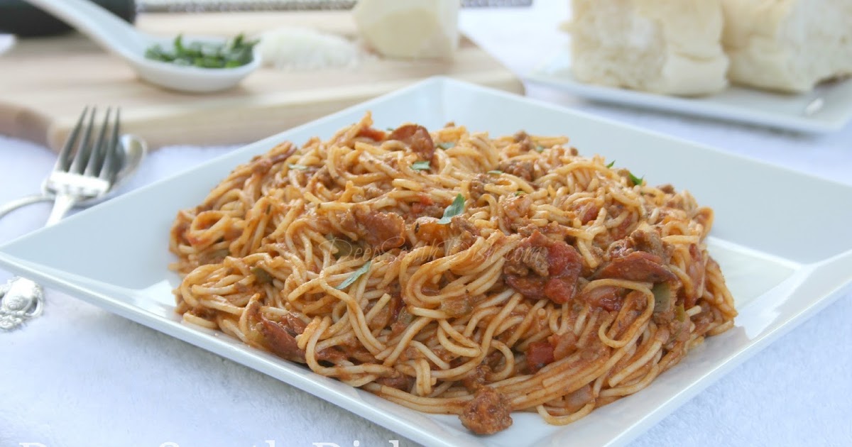 Deep South Spaghetti with Andouille Sausage Deep South Dish Bloglovin’