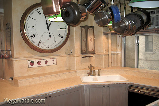 Beige Marble Countertop