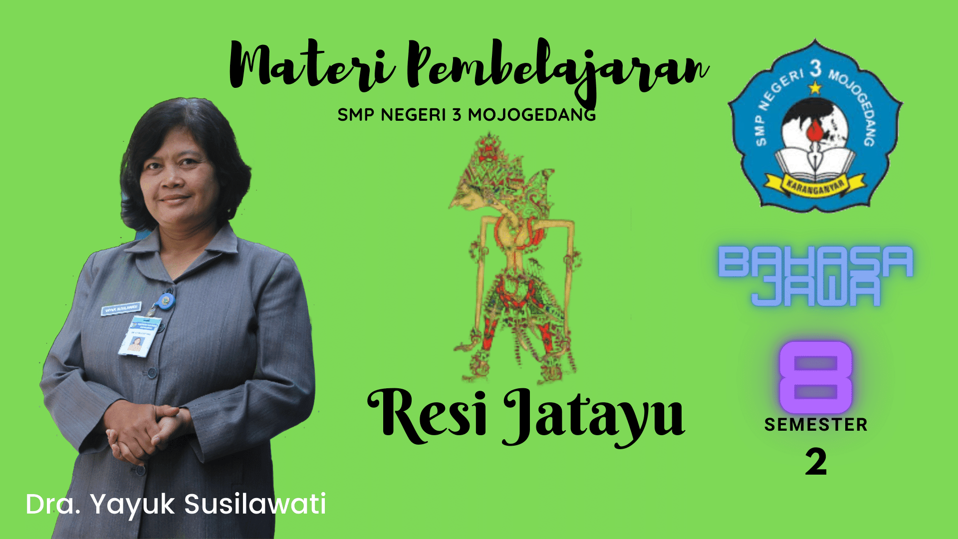Resi Jatayu Materi Bahasa Jawa Kelas 8 Semester Genap E