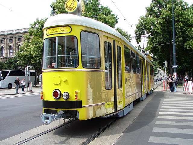 Vienna tram ring Ringstrasse