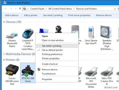 Cara Sharing Printer di Windows 10