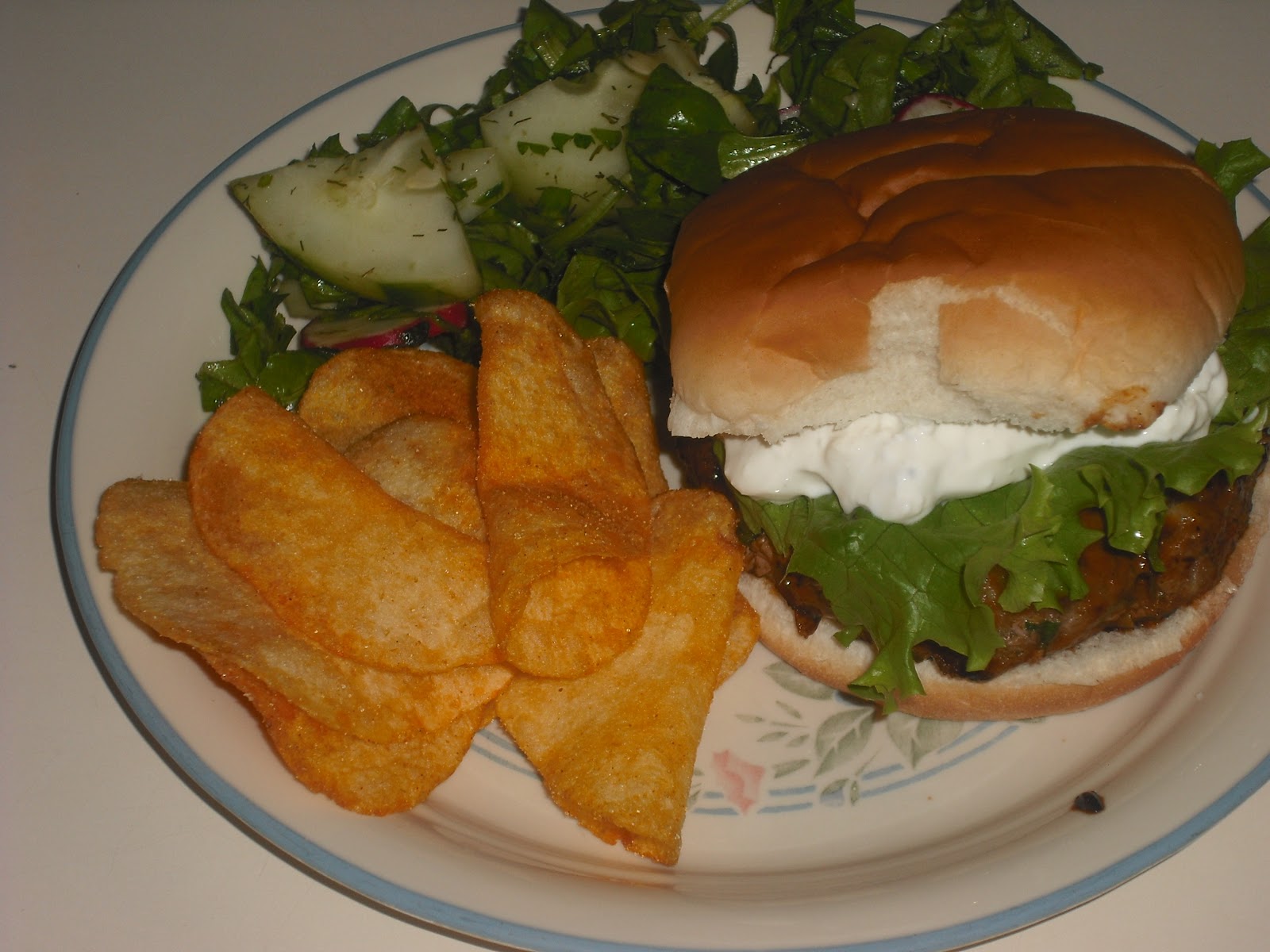 365 No Repeats September 17 Buffalo Turkey Burgers with Blue Cheese