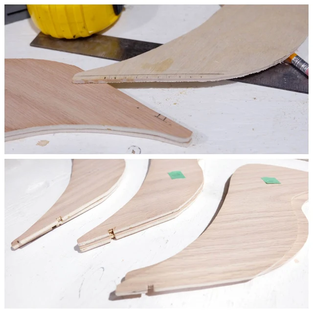 cutting notches in wood shapes