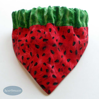  Watermelon Slice Dog Bandana