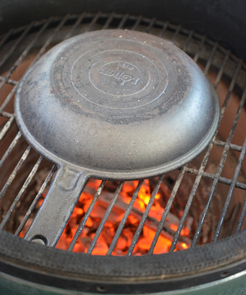 No outdoor grill? Try a cast-iron gill pan