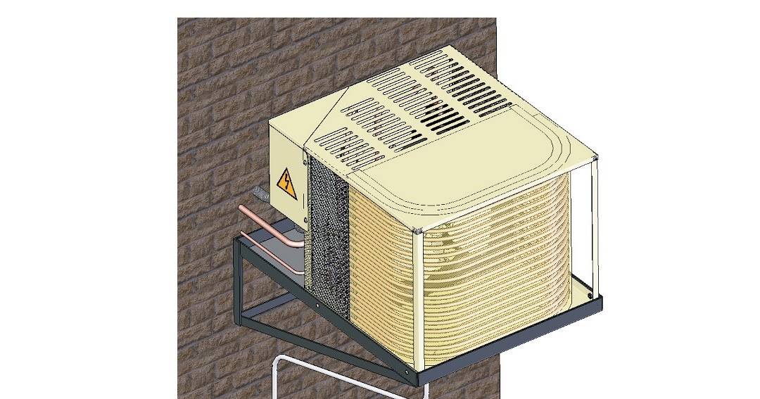 FRIOCLIMATIZADO Split condenser unit installed on the wall