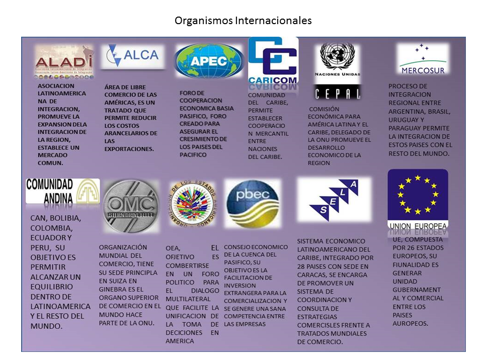 Guía 3 Actividad 3d ORGANISMOS INTERNACIONALES Y