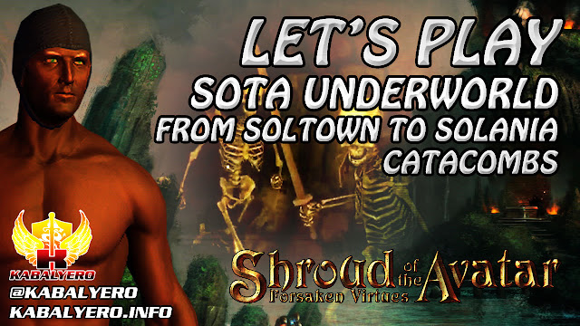 Shroud Of The Avatar Gameplay 2016 ★ Let's Play SotA Underworld - Soltown To Solania Catacombs