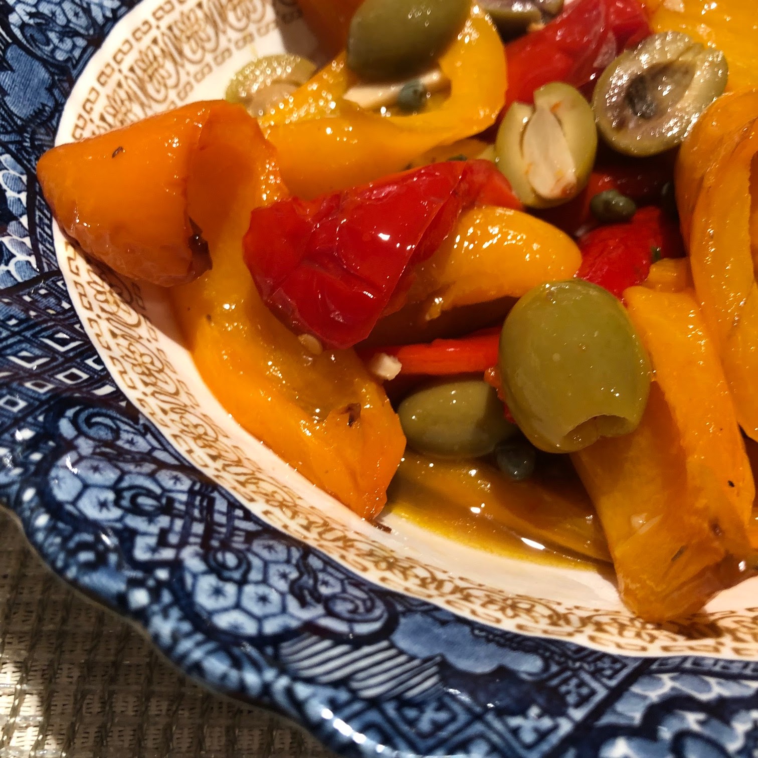 Chez Maximka Sweet and sour peppers (agrodolce di peperoni)