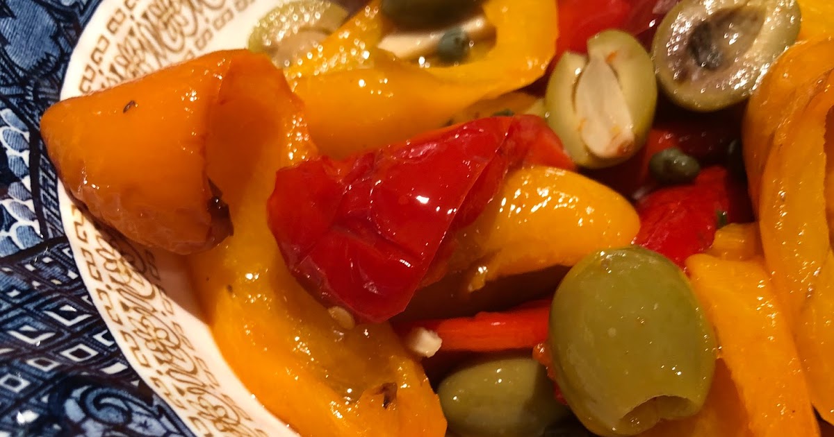 Chez Maximka Sweet and sour peppers (agrodolce di peperoni)