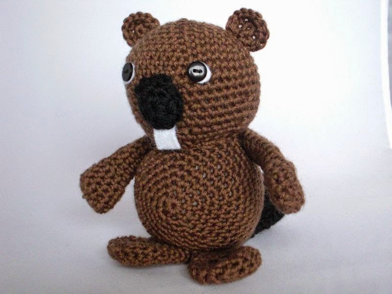 les bricolages de Capizoze Un castor bien sympathique au crochet style