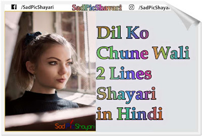 dil ko chu jane wali 2 line shayari in hindi dil ko chu jane wali 2 line shayari in hindi