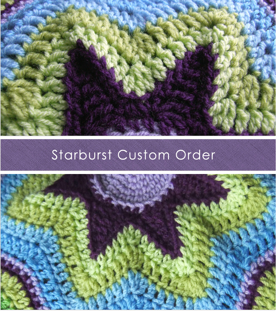 Starburst Crochet Ripple WoolnHook by Leonie