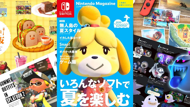 Nintendo lança revista online gratuita no Japão, com o tema verão 2020