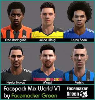 Facepack Mix World 2016 PES 2013 By Green