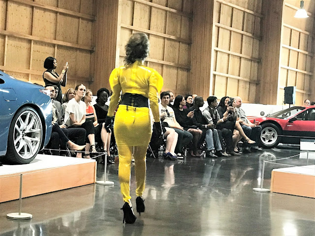 LeMay Car museum: High Couture Fashion meets exotic Car runway