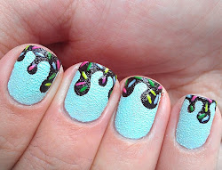 nail ice cream designs nails dripping chocolate dessert inspired nailart yummy sprinkles icecream mint delicious summer arts drip tasty totally