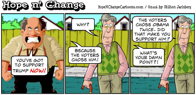 obama, obama jokes, political, humor, cartoon, conservative, hope n' change, hope and change, stilton jarlsberg, trump, never trump