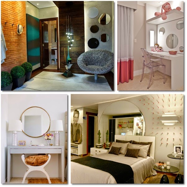 Inspiração Decor: ESPELHOS REDONDOS