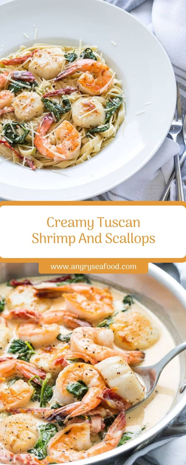 Creamy Tuscan Shrimp And Scallops Creamy Tuscan Shrimp And Scallops