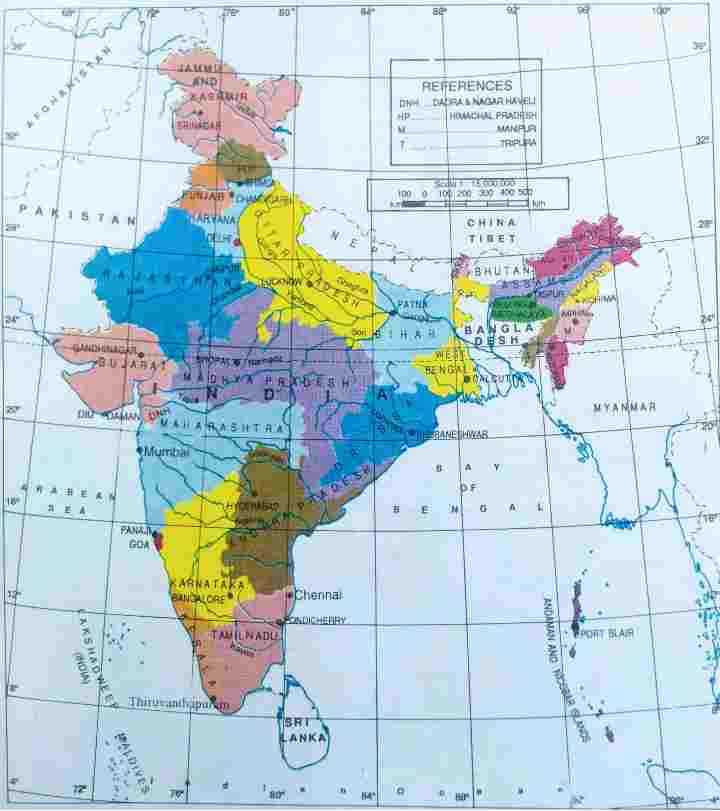 The Geography of India pdfnotes for competitive exams