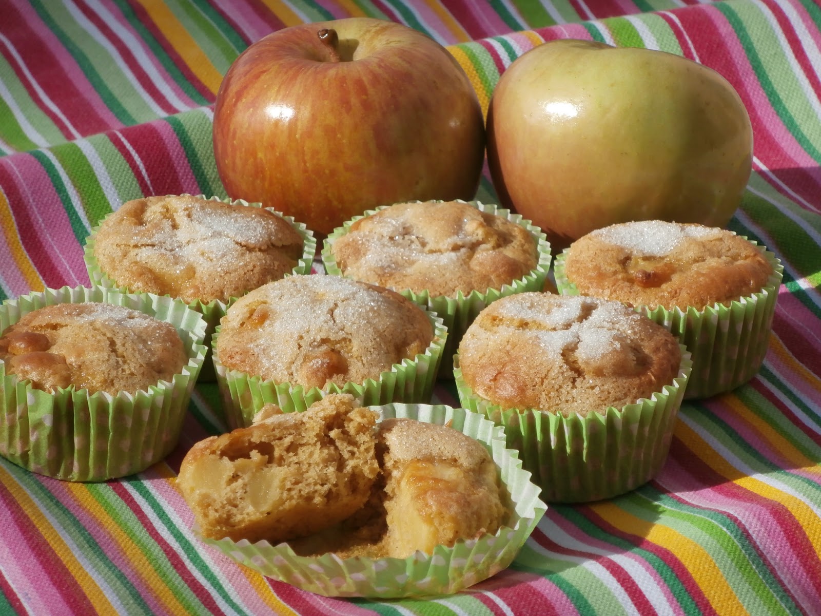 Las recetillas de Isa Muffins de manzana