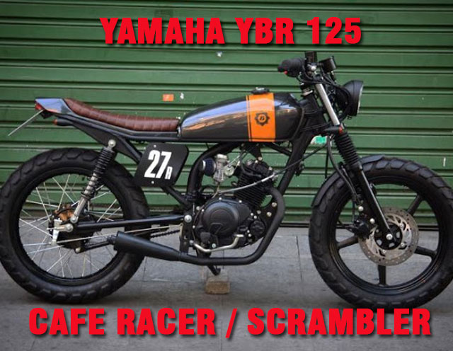 Yamaha YBR 125 Cafe Racer Scrambler