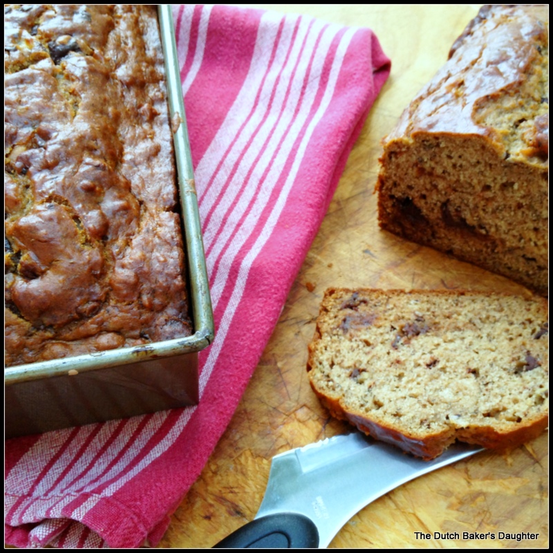The Dutch Baker's Daughter Peanut Butter Cup Banana Bread