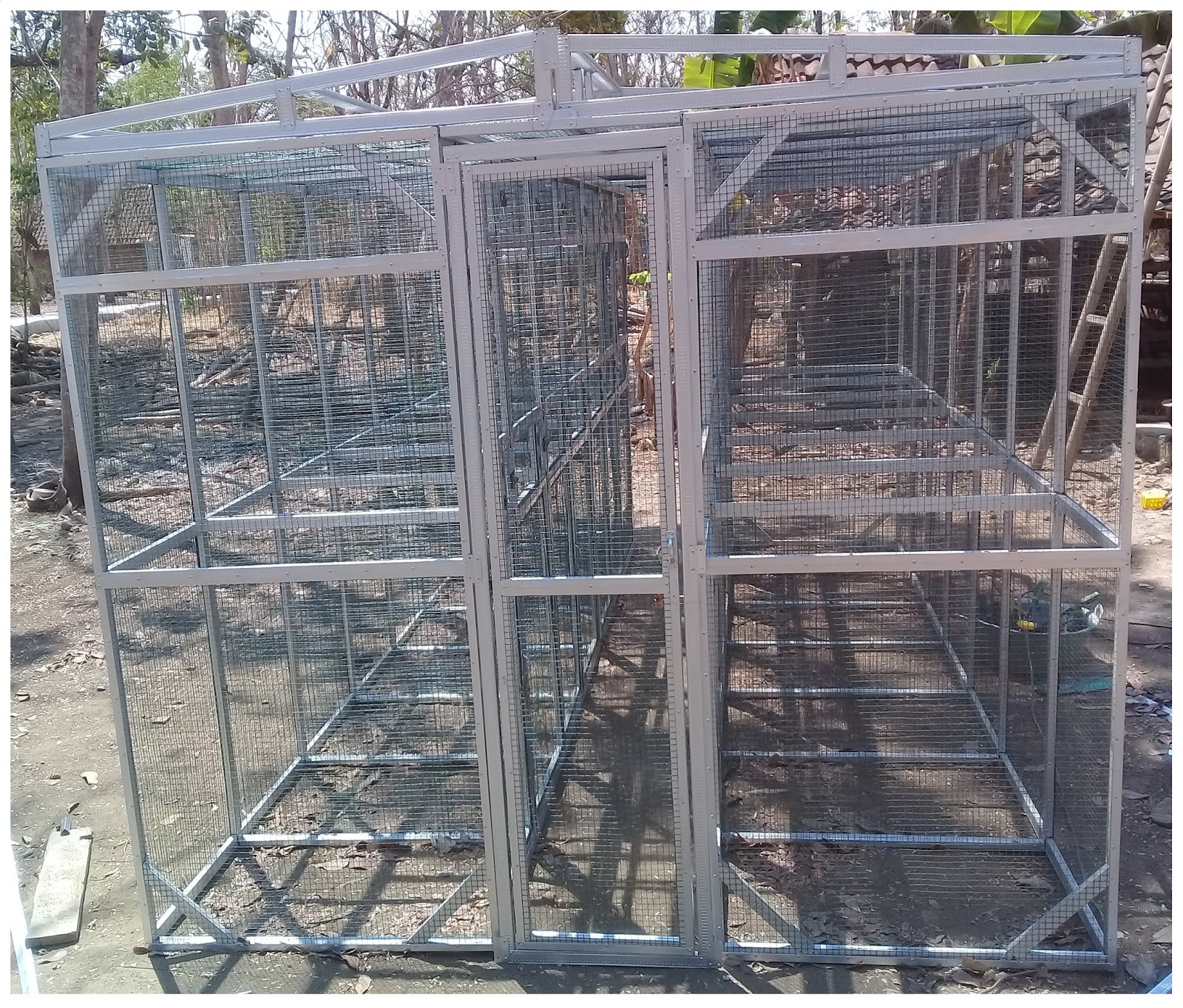 Kandang Ternak Burung Perkutut Bahan Hollow Galvalum Peternakan Burung Perkutut Yogyakarta