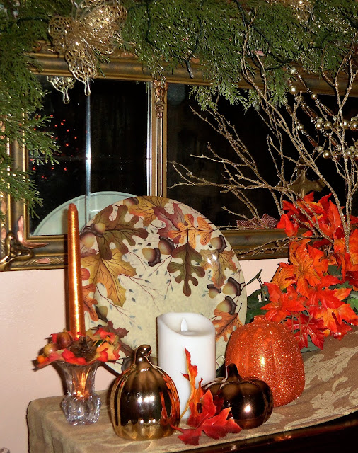 DEBBIE-DABBLE BLOG: Autumn Vignettes in the Living Room