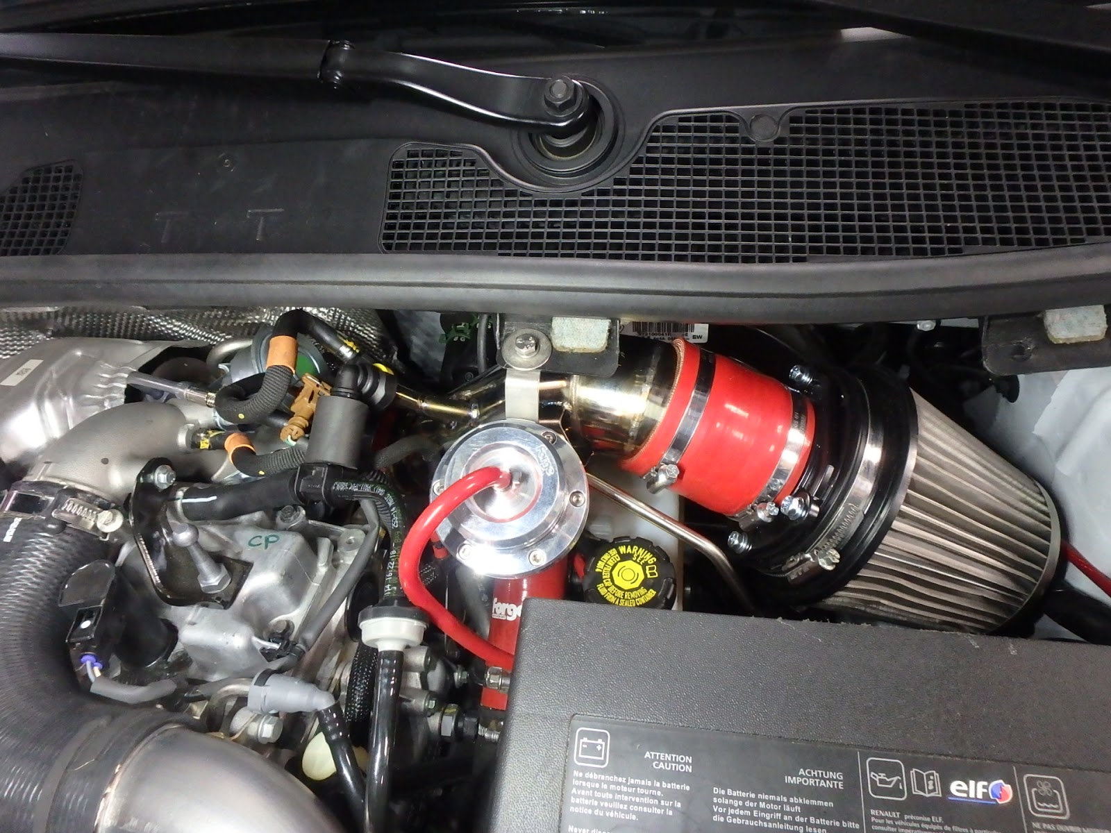 J.ENGINE Blog: ルノー メガーヌ３ＲＳ ４形態＆ダイレクトエアクリーナー