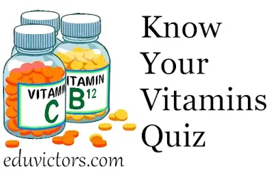 Biology: Know Your Vitamin Quiz (#biology)(#NEET)(#PreMedical)(#Class12Biology)(#compete4exams)(#eduvictors)