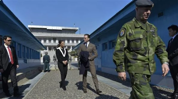 Princess Victoria and Prince Daniel visit to the Korean Demilitarized Zone