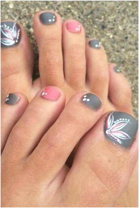 Wazzup Pilipinas News and Events: 12 Toe Nail Designs to Keep Up with Trends  Striped Nail Designs