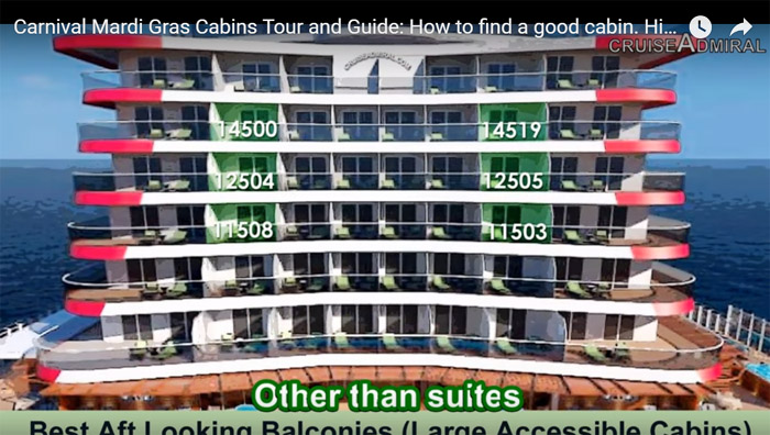 best cabins on carnival mardi gras