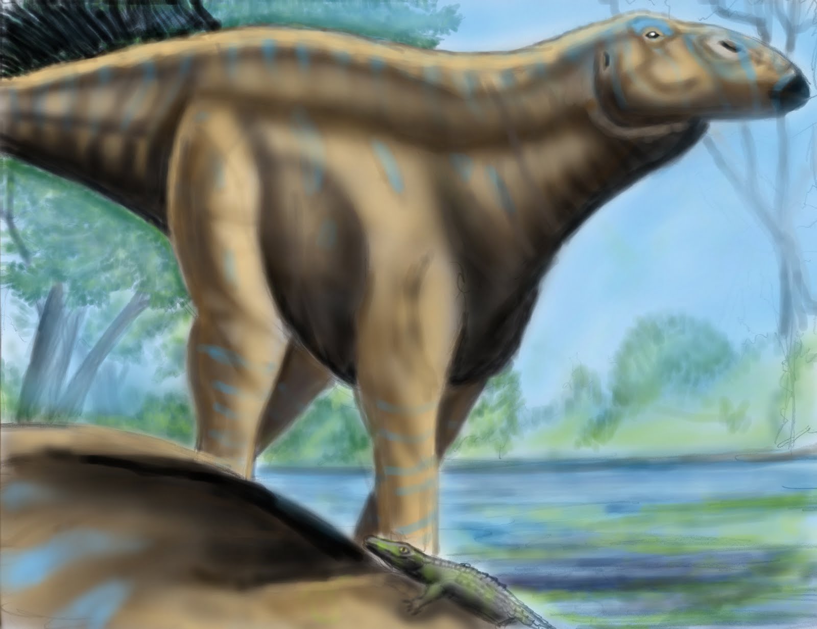 ART Evolved Life's Time Capsule The Hadrosaur Gallery