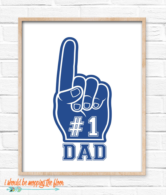 Father's Day Sports Fanatics Printables i should be mopping the floor
